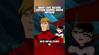 Wasp Cant Believe Captain Marvel Needs Antman