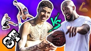 Lamelo Ball Hosts The Overtime Challenge Breaks Larrys Ankles & Shows Off New Tattoo