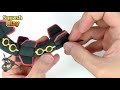 Pokémon Clay art - Shiny Rayquaza Dragon/Flying Legendary Pokémon