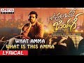 What Amma What is This Amma Lyrical | Vunnadhi Okate Zindagi Songs | Ram, Anupama, Lavanya | DSP