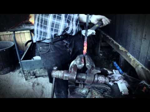 forging an attic ladder hook