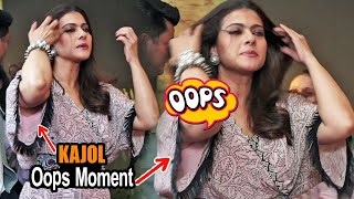 Kajol Devgan Oops Moment At Promote Her Film The Trial Pyaar Kaanoon And Dhokha Nse