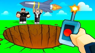 Bombalarla Kazdik Ve En Aşağiya Ulaştik Roblox Bomb To Mine