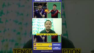 Lee Zii Jia Vs Kunlavut Vitidsarn Live Olympic Paris 4.8.2024