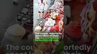 Indian Couple Caught Shoplifting In Vietnam Viral Cctv Footage