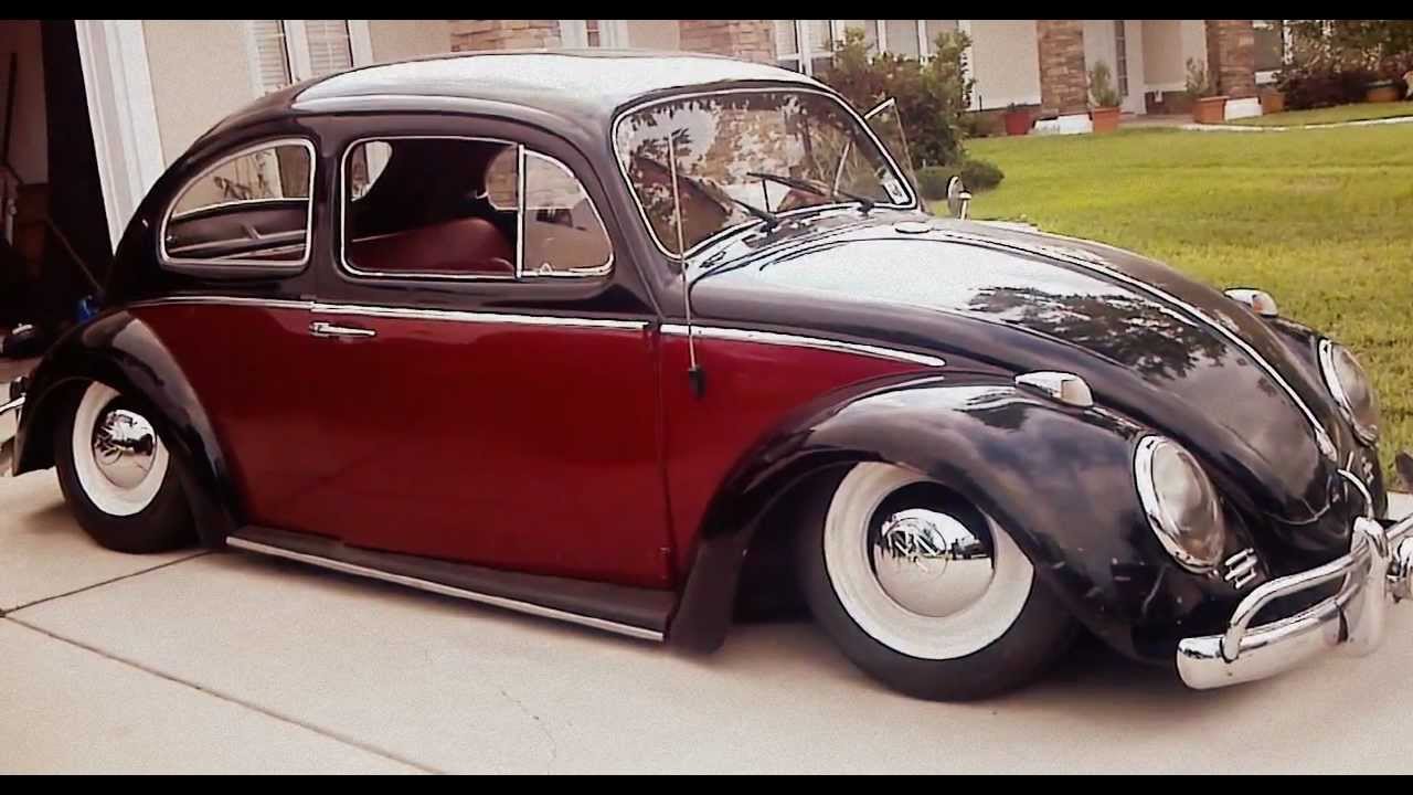 1962 vw beetle on air bags - YouTube