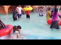 ফ্যান্টাসিতে মেয়েদের উদ্দাম নাচ | water park wave pool |  SA Studio | Bangla h*t dance video 2023