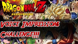 Taking on The Dragonball Voice Impressions Challenge!