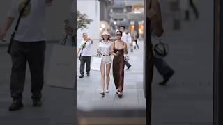 Beautiful Chinese Girl Street Fashion Tiktok
