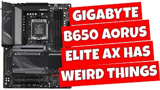 Gigabyte B650 Aorus Elite Ax Wifi Weird Mid Range Am5 Atx Motherboard