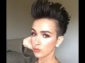 Faux Hawk Hair Tutorial