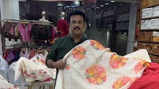 198- Banarasi Print Vichithra Sarees& 499- Linen Sarees