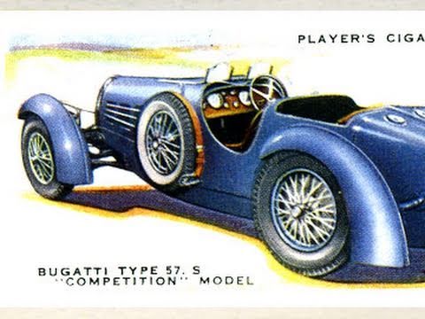 1930's Classic Cars Bugatti Studebaker Siddeley AC Greyhound Saloon 