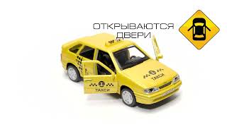 Металлические Модели «Lada. Такси», Технопарк 2114-12Tax-Ye