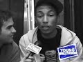Title:Kickin' It Backstage with Pharrell Description:www.younghollywood.com Singer, rapper, songwriter extraordinaire "Pharrell" sits down with us at the Hennessy Artistry event at Paramount Studios in Hollywood, California to talk to us about "Kenna," his own style, and his desire to collaborate with Carole King. We get to hang with him backstage before his performance which attracted celebrities like Hilary Swank, JC Chasez, Kim Kardashian, Jam Master J, Orlando Jones, and David Arquette. Fall Out Boy also performed. Hosted by RJ Williams ...