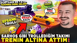 Sarhoş Gi̇bi̇ Trolledi̇ği̇m Takimi Treni̇n Altina Attim Pubg Mobi̇le Troll