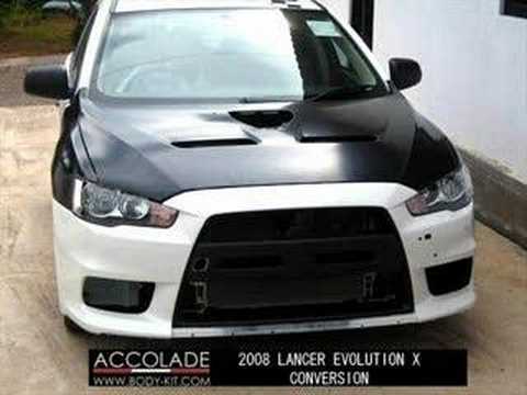 Accolade Now Introduces the 2008 Evo X Wide Bodykit for the Base Model 