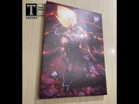 Tranh Vegeta 4K - Sức Mạnh Hủy Diệt Cuối Cùng | T-Canvas Hải Phòng