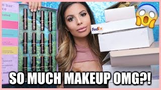 MASSIVE PR UNBOXING | NEW FREE MAKEUP FOR BEAUTY GURUS MASSIVE PR UNBOXING | NEW FREE MAKEUP FOR BEAUTY GURUS