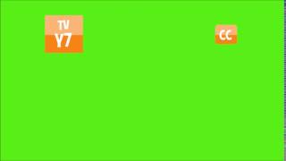 Tv-Y7 Rating Orange Green Screen