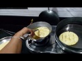 Frying Chorafali - Diwali Snacks