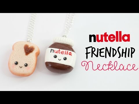 DIY Nutella Friendship Necklace - Nutella & Toast - YouTube