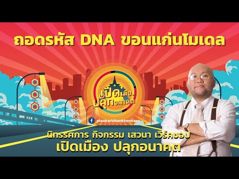 ถอดรหัส DNA ขอนแก่นโมเดล โดย ผศ.ดร.พิชญ์ พงษ์สวัสดิ์