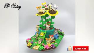 Air Dry Clay Project Hamtaro In The Garden Diorama