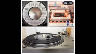 Sam Cooke: Wonderful World, 1962 (RCA PB49871, reissue 1986) Soul 45rpm 7” vinyl