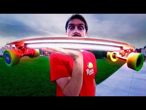 THE BLINK ELECTRIC LIGHT UP SKATEBOARD!