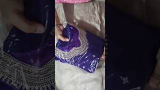 Rudrans Tex Ishani Purpal Dress With Pant And Dupatta Set