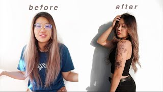 Abg Transformation Cheap - Turning Myself Into An Abg Baddie With Makeup, Tatts And Boba