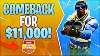 Comeback For 11,000 Fortnite Battle Royale
