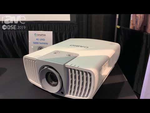 DSE 2019: Casio Features Its XJ-L8300WN 4K 5000-Lumen Projector