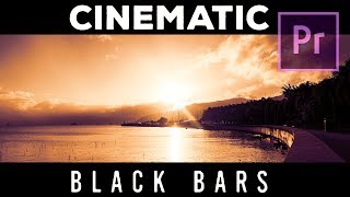 How to make CINEMATIC BLACK BARS in PREMIERE PRO
