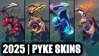 All Pyke Skins Spotlight 2025 League Of Legends