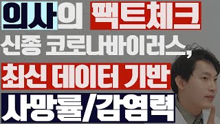 의사가 근거로 알려드리는 신종 코로나바이러스 사망률/감염력(최신 데이터 기반)
