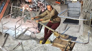 Steel Metal Furniture Fabrication Bending Stainless Steel Tubing