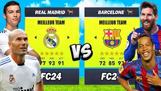 Le Meilleur Real Madrid Vs Le Meilleur Barcelone ! (Ronaldo, Zidane ... Vs Messi, Ronaldinho ...)