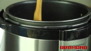 Жареный картофель с шампиньонами в мультиварке REDMOND RMC-M4504 Жареный картофель с шампиньонами в мультиварке REDMOND RMC-M4504