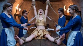 The Feather Judgment A Medieval Interrogation Tickle Torture Tickle Tickling Ticklish