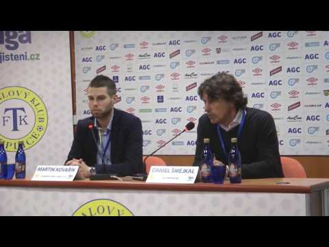 Tiskov konference domcho tmu po utkn Teplice - Brno (18.2.2017)