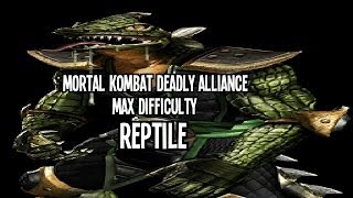 Mortal Kombat Deadly Alliance - Reptile - Max Difficulty Commentary