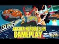 ARCHER HERCULES H4 GAMEPLAY + CYPRUS COLLAB! BEYBLADE BURST TURBO APP ベイブレードバーストアプリ SLINGSHOCK RAIL