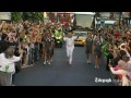Clive Woodward lifts Olympic torch in Camden