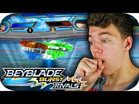 NEW Beyblade Burst RIVALS GAME!!! New Hasbro Mobile Game Gameplay Part 1