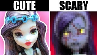 IF MONSTER HIGH DOLLS WERE ACTUALLY MONSTERS // Toy Repainting