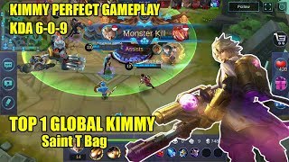 Kimmy Perfect Gameplay - Top 1 Global Kimmy By Saint T Bag - Kimmy Best Build And Guide