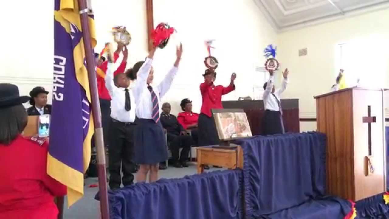 The salvation Army Junior Solders Germiston Tembrils with Home league