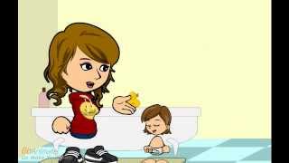 Mean Big Sister Bath Time